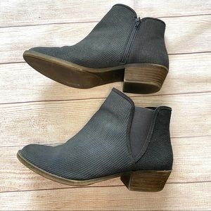 KENSIE Gerona Perforated Suede Bootie